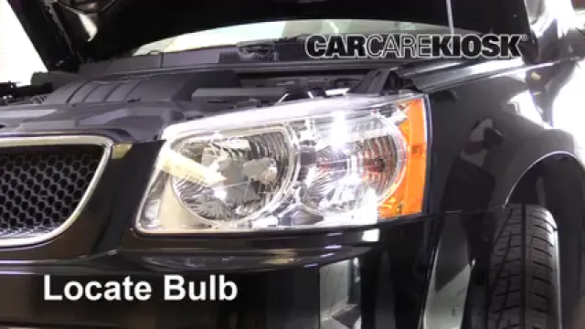 2009 Pontiac Torrent GXP 3.6L V6 Éclairage Feux de route (remplacer l'ampoule)